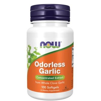 NOW Odorless Garlic 100 softgels