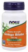 NOW Ginkgo Biloba 120 mg 50 vegcaps