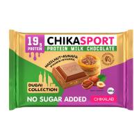 CHIKALAB Молочный шоколад фундучная паста хрустящее тесто 100 гр 
