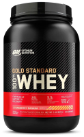 Протеин Optimum Nutrition 100% Whey Gold Standard (907 г), Клубника-Банан