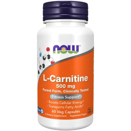 NOW L-Carnitine 500 мг. 60 капс.