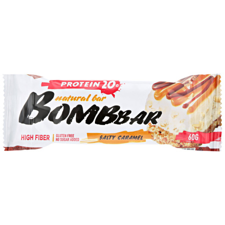 BOMBBAR Протеиновый батончик 60 гр. соленая карамель