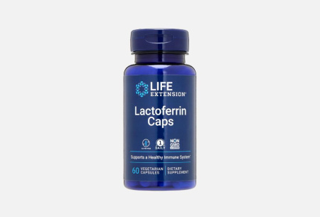 Лактоферрин Life Extension 60 капсул купить в Екатеринбурге