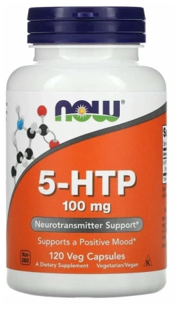 NOW 5-HTP 100 mg 120 vegcaps