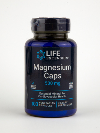 Life Extension Magnesium  500 mg, 100 Раст.капсул