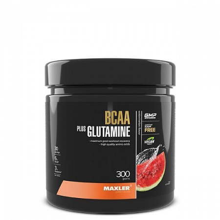 Maxler BCAA+Glutamine 300 гр. арбуз