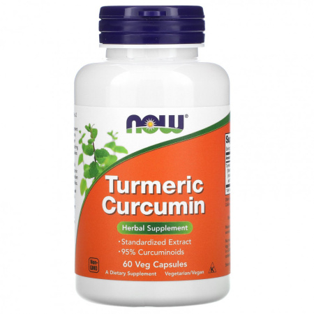 NOW Turmeric Curcumin 60 капс.