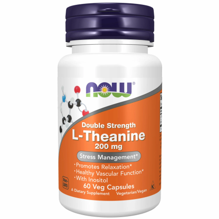 Now L-Theanine 200mg + inositol 60раст. капс