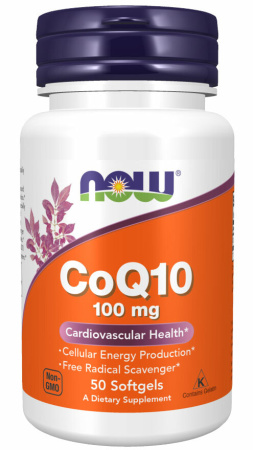 NOW CoQ10 100 mg 50 softgels