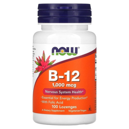 NOW B-12 1000 mcg 100 lozenges
