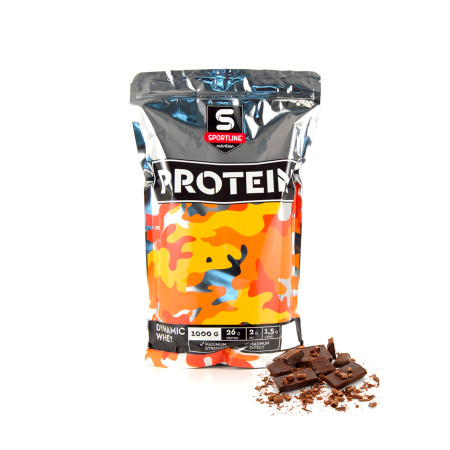 Sportline Dynamic Whey Protein 1 кг. шоколад