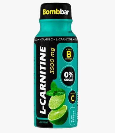 BOMBBAR L - Carnitine порционный 3500 мг 100 мл  Лайм Мята 