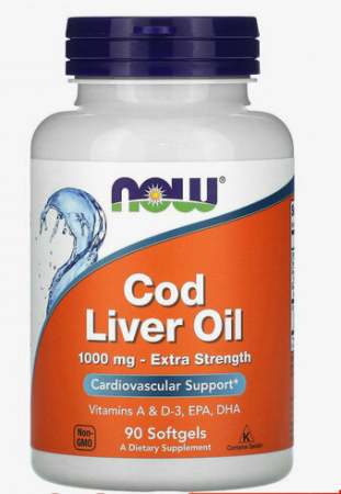 Cod Liver Oil 1000мг. 90гелкапс.