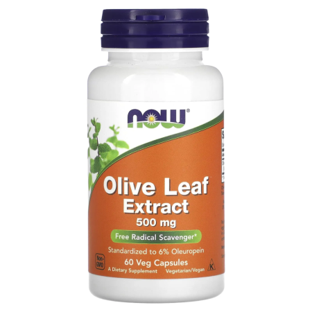 NOW Olive Leaf Extract 500 mg 60 vegcaps