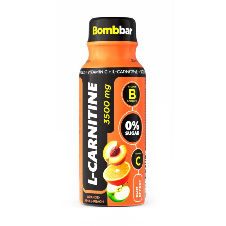BOMBBAR L - Carnitine порционный 3500 мг 100 мл Апельсин-яблоко-персик