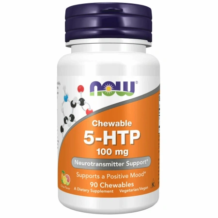 NOW 5-HTP 100 mg 90 chewables