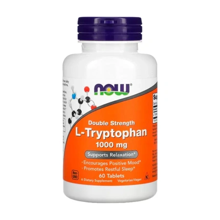 Now L-TRYPTOPHAN 1000 мг 60 таблеток			