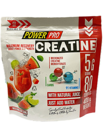 PowerPro Creatine Maximum Recovery 400 гр. Арбузный слинг