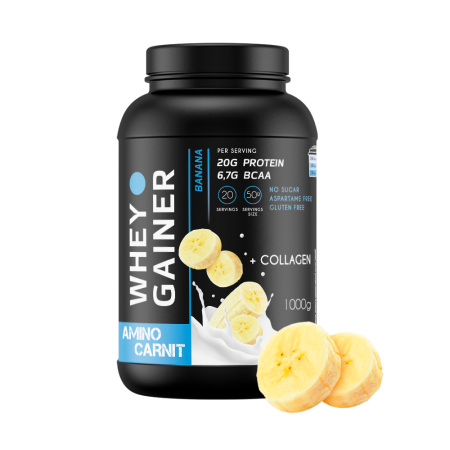 AminoCarnit Whey Gainer 1000 гр. банан