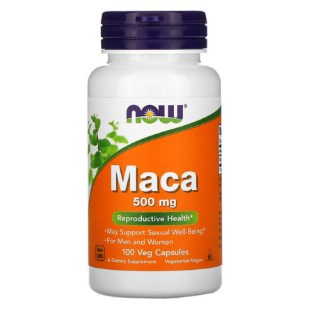 NOW Maca 500 мг. 100 капс.				