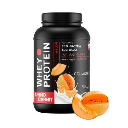 AminoCarnit Whey Protein 900 гр. дыня СДЭК