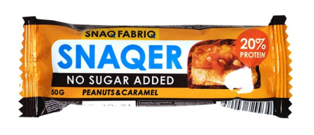 SNAQ FABRIQ Батончик глазированный SNAQER 50 гр. арахис/карамель