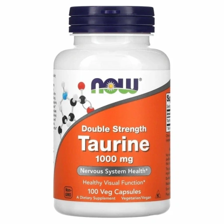 NOW Taurine 1000 mg 100 vegcaps