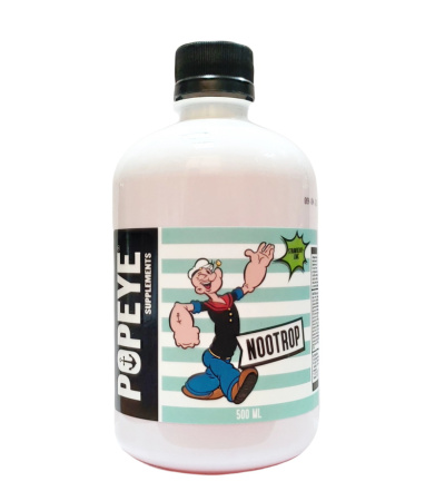 Напиток POPEYE NOOTROP (500 мл), Клубника-Лайм