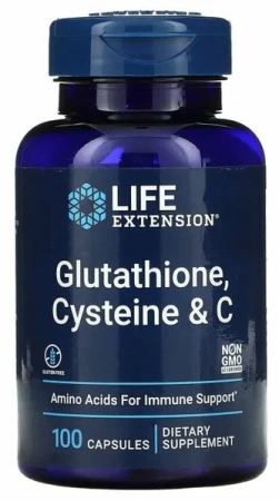 Life Extension Глютатион Цистеин 100 капсул