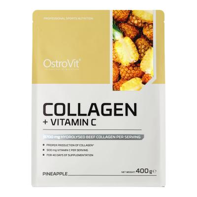 Ostrovit, Collagen+Vitamin C, 400г, Ананас