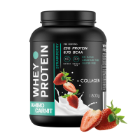 AminoCarnit Whey Protein 1800 гр. клубника
