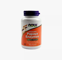Now, PAPAYA ENZYME  180 жевательных пастилок