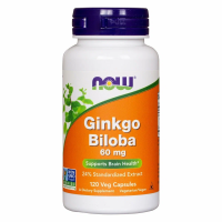 Now GINKGO BILOBA 60 МГ 120 РАСТ.КАПСУЛ	