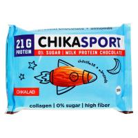 CHIKALAB Молочный шоколад Сhicasport 100 гр. с миндалем