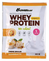 BOMBBAR Whey Protein 30 гр. крем-брюле