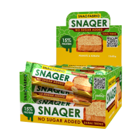 SNAQ FABRIC Батончик глазированный арахис,хрустящее тесто 50гр.