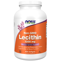 NOW Лецитин 1200 мг. 400 гелькапсул