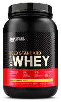 Optimum nutrition 100% Whey Gold 0,9 кг  банановый крем