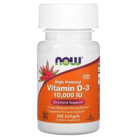 NOW Vitamin D-3 10000 IU 240 капс.
