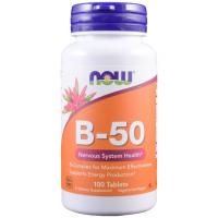 NOW Vitamin B-50 100 таб.