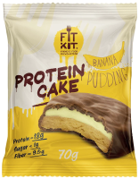 FitKit Protein Cake 70 гр. банановый пудинг