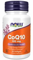 NOW CoQ10 100 мг. 50 гелькапсул
