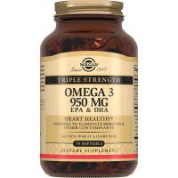 SOLGAR Omega 3 950 mg, 50 гелькапс.
