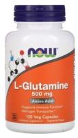NOW L-Glutamine 500 mg 120 капс.