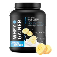 AminoCarnit Whey Gainer 3000 гр. банан 