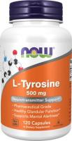 NOW L-Tyrosine 500 мг. 120 капс.