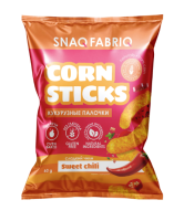 SNAQ FABRIQ Кукурузные палочки со вкусом Сладкий чили 60 г