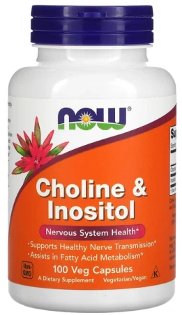 NOW Choline&Inositol 100 vegcaps