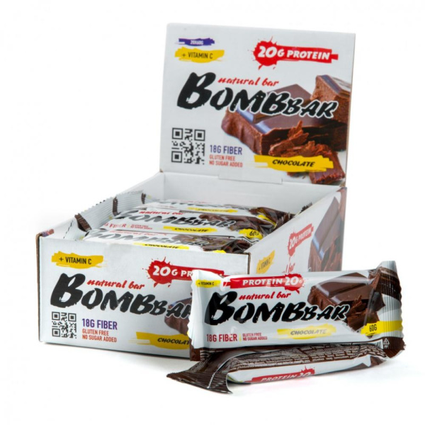 BOMBBAR Протеиновый батончик 60 гр. двойной шоколад