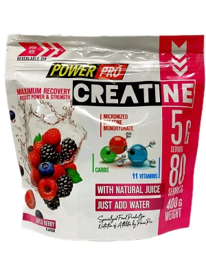 PowerPro Creatine Maximum Recovery 400 гр. Дикая ягода